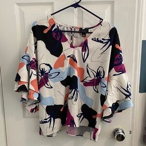 Halogen Multicolor Floral Blouse